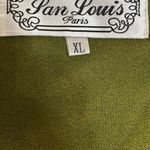 Lan Louis Vintage  Paris hunter green cardigan sweater- size XL Photo 4