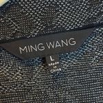 Ming Wang  Jacket Women's Size‎ Large Floral Business Office Black Gray Photo 2