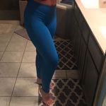 Athleta Blue Pattern Leggings  Photo 0