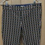 J.Crew NWT Blue Printed City Fit Winnie Pants Size 8 Photo 2