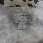 Mud Pie Women's S Cream Leopard Sterling Shacket Photo 6