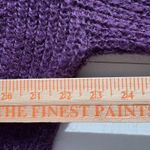 St Michael Vintage Deep Purple Mohair Blend Cardigan Sweater Button Front Medium Photo 9