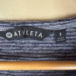 Athleta  Womens Breezy‎ Black White Space Dye Active Shirt Size Small Performance Photo 1