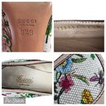 Gucci Flora Bamboo Runway Pumps Heels Canvas Leather Vintage US 9 1/2 B Medium Photo 8