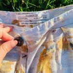 All Saints watercolor mid-high waist satin shorts Photo 1