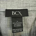 BCX  Dress Pants Gray Heathered Stretch Pockets‎ Lined Size 13 Career Business Photo 7