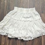 MISA Los Angeles Marion Skirt in Pearl Clip Dot Photo 0