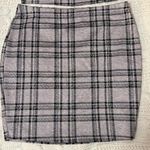 Live Fabulously Matching Purple Plaid Top & Skirt Set Size M Photo 2