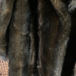 Vintage Faux Fur Long Coat Made in USA Size L Brown Size L Photo 4