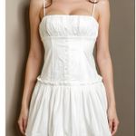 Majorelle Carly Cotton Poplin Mini Dress, White, XS Photo 1