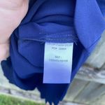 Vanilla Bay  Scalloped Hem Navy Blue Tank | 1XL Photo 3