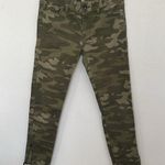 Banana Republic Heritage Camo army green Skinny Ankle Zip Stretch Jean's Sz 25 Photo 0