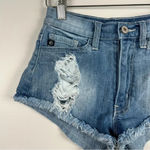 KanCan USA 🌸 Kancan Cute and Flirty, Jean Cut off Shorts, size XS Photo 2