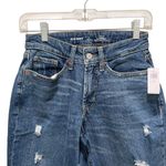 Old Navy High Rise Curvy OG Straight Jeans Medium Wash Women’s Size 0 Petite NWT Photo 3
