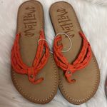 Capelli Sand Rhinestone Flip Flops Mad Love and Mossino Supply Size 8 D18 Green Photo 2