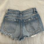 KanCan distressed high waisted denim shorts size 25 Blue Photo 4