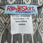 Rip Skirt Hawaii women's M West End beach wrap skirt hook and loop black tan Size M Photo 4