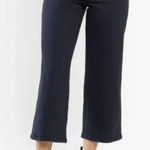 Judy Blue  High Waist Tummy Control Garment Dyed Wide Leg Crop Navy Jeans Photo 0