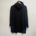 Lulus  Black Cowl Neck Sweater Dress Photo 1