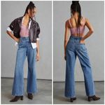 💕FAVORITE DAUGHTER💕 The Masha High Rise Wide Leg Jeans Long Beach Blue 31 NWOT Photo 5