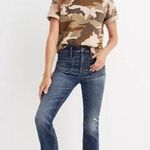 Madewell Cali Demi Bootcut Patch Pocket Cropped Jeans 25 Photo 0