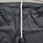 Lane Bryant NWT  High-Rise Super Stretch Skinny Black Coated Jeans Size 28 Photo 4