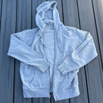 Time & Tru Grey Zip Up Sweatshirt Photo 0