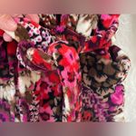 Vera Bradley  Rosewood Floral Wrap Fleece Hooded Bath Lounge Robe; size S/M Photo 2
