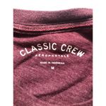 Aeropostale MEDIUM Purple Aero NYC Spellout Tee Shirt T-Shirt Top Classic Crew Photo 6