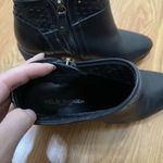 Kelsi Dagger Anthropologie  brooklyn eyelet leather black heeled ankle boots 7.5 Photo 8