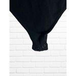 EXPRESS Women's Small Bodysuit Black Mesh Open back Photo 3