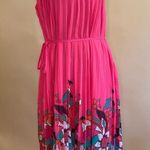 Ted Baker  London Pinata Floral Pleated Asymmetrical One Shoulder Dress Size 10 Photo 0