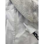 Free People  Women's Jacket Hoodie Denim Size XS Knit Distressed Photo 4