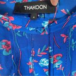Thakoon 100% Silk Floral Long Sleeve Button Down Dress SAMPLE Size 4 Photo 4