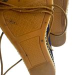 Tory Burch Sonoma Gillie Espadrille Navy Blue Canvas Lace Up Flats Size US 7 Photo 11