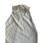 Ronni Nicole  White Overlay Sleeveless Lace MIdi Dress Scalloped Hem Photo 8