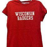 University of Wisconsin Badgers Campus One Sportswear Women's Tee Shirt, Large Red Photo 0