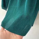 J.O.A. Just One Answer Designer Emerald Green Wide Neck Flare Blouse XS $85 Photo 3