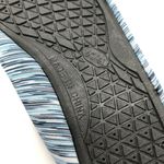 Womens Water Shoes Slip On Fabric Striped Blue Navy 40/41 US 8/8.5 Photo 4