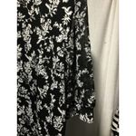 Cynthia Steffe Top XL Black White Floral Sheer Puff Sleeve Blouse New with Tags Photo 4