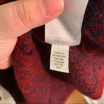 Old Navy Heavy Cardigan Coat Table Wine Red Blue Photo 10