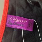 Agent Provocateur NWT L’agent bikini bottoms black orange strappy sexy fall Photo 7