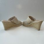 Toms  Espadrille Wedge Sandals Platform Slides Neutral‎ Casual Women's Size 7.5 Photo 8