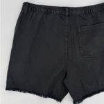 Aerie Adventure Shorts Large Black Utility Raw Hem Elastic Waist Casual Comfy Photo 5