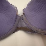 Victoria's Secret Victoria’s Secret Dream Angels Lined Demi Purple Silver Lace Bra Size 34C Photo 1