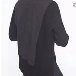 Athleta NWT Black Oversized Chunky Crewneck Sweater Size S Photo 2