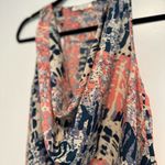 Black Rainn   Women’s Small Sleeveless Abstract Print Cowl Neck Flowy Blouse. Photo 6