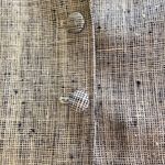 Clare Joseph Vintage Blue White Matka Silk Blazer Jacket Womens 6 Photo 4