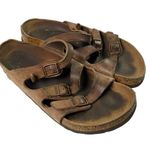 Birkenstock Florida Fresh Pull Up Brown Birko Flor Sz 38 US W7 Photo 0