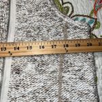 Chico's Chico’s Danika size 1 medium sleeveless zip up sweater tweeted moto vest brown Photo 6